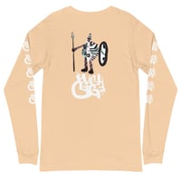 Image 1 of Black Cargo - Contemporary Urban Art Apparel for the Woke - Warrior - Unisex Long Sleeve Tee -