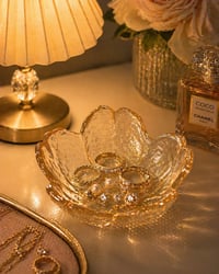 Image 4 of Tiny Glass Trinket Dish 