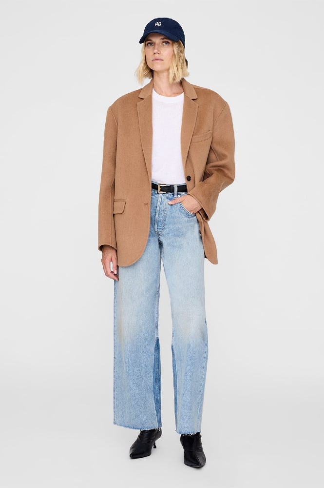 Image of ANINE BING Jeremy Baseball CAP dark blue