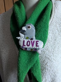 Image 6 of Disco Pigeon Brooch