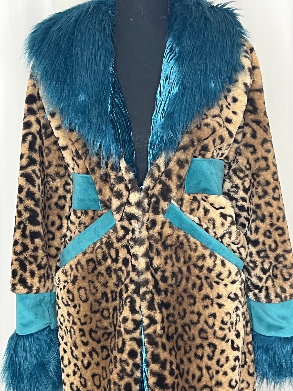 CHEETAH GIRL Faux Fur Coat