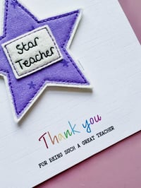 Image 1 of Star Teacher Decoration 