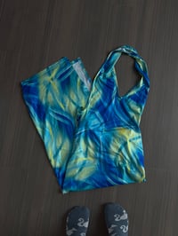 blue dress (sz med)