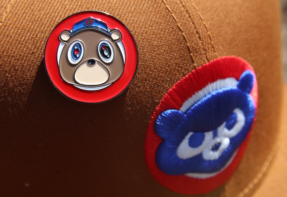 Image of Bear Pin - Classic Red