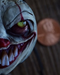 Image 10 of Handmade Pennywise Badge Reel Keychain 
