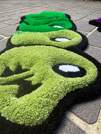Image 3 of MF DOOM RUG - GREEN