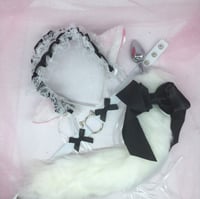 Lace Black/white 🐱 PetPlay Set