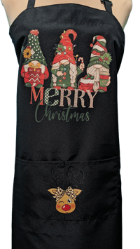 Image 2 of Merry Christmas Gnomes (black)