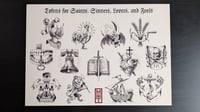 Tokens for Saints, Sinners, Lovers, and Fools - A3 print 