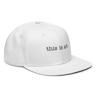 Image 6 of this is art. - snapback hat