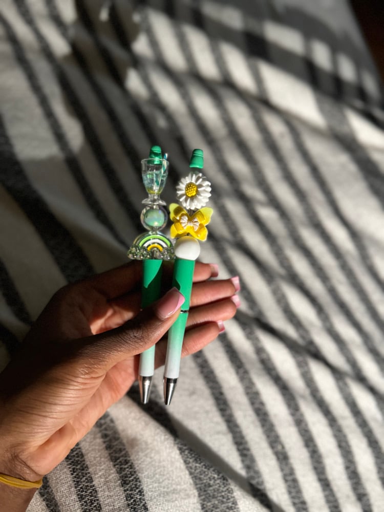 Image of Beaded Pens w Charms (spring/summer)