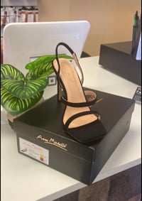 Image 1 of Black Nub Heels 