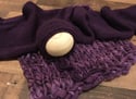 Grape Newborn Bonnet, Wrap & Layer Photogrpahy Prop Set