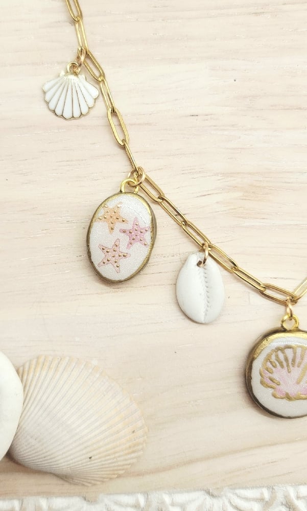 Image of Pink Sands Charm Necklace