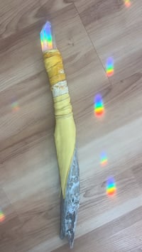 Image 2 of *new* BIG YELLOW mega- crystal wand
