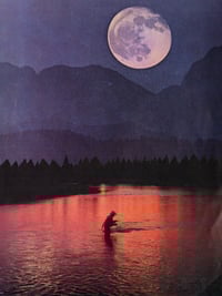 Image 1 of Night Fishing Framed Original