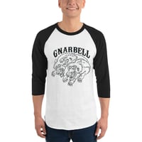 Image of 3/4 sleeve raglan shirt