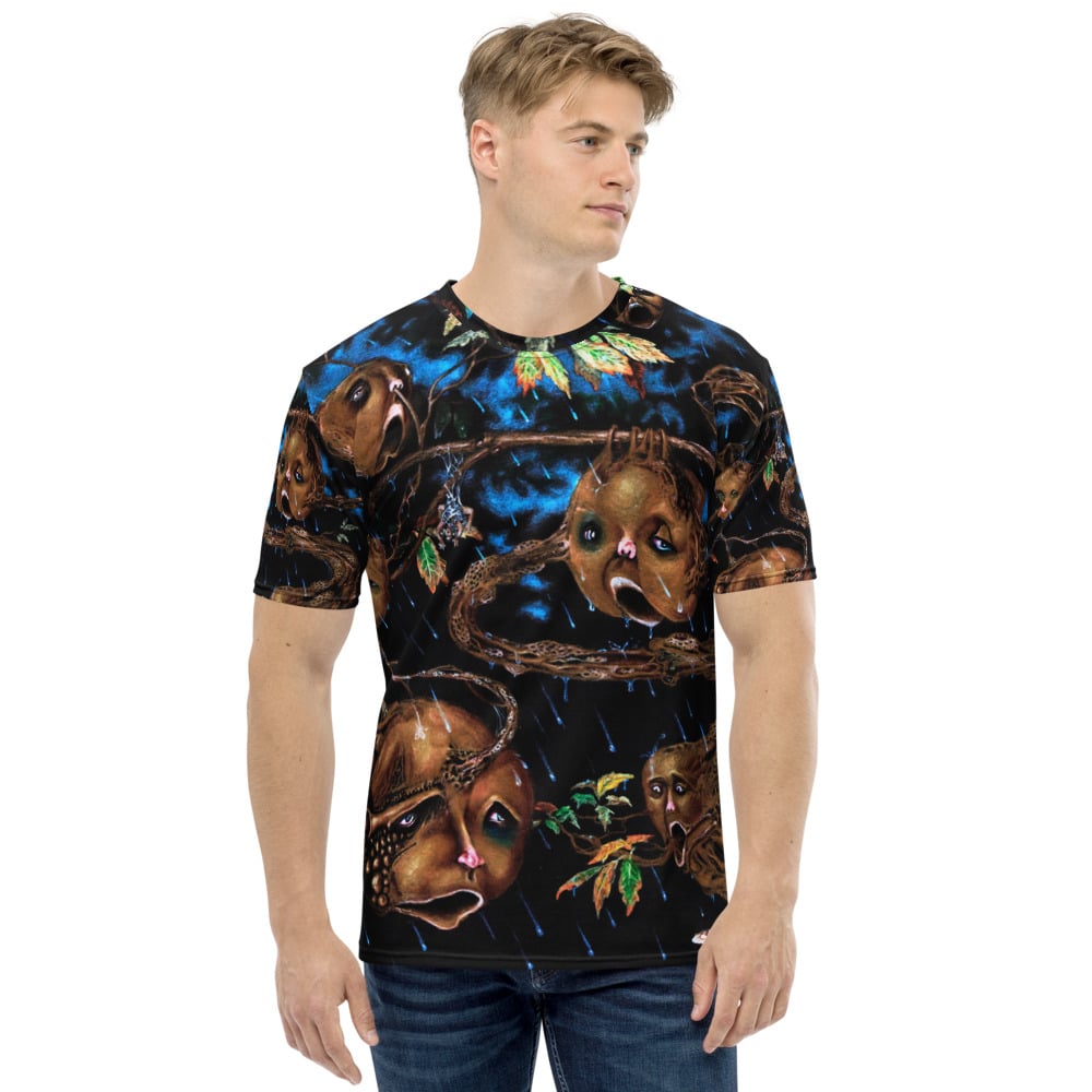 Waiting to Fall Allover Print T-shirt by Mark Cooper Art