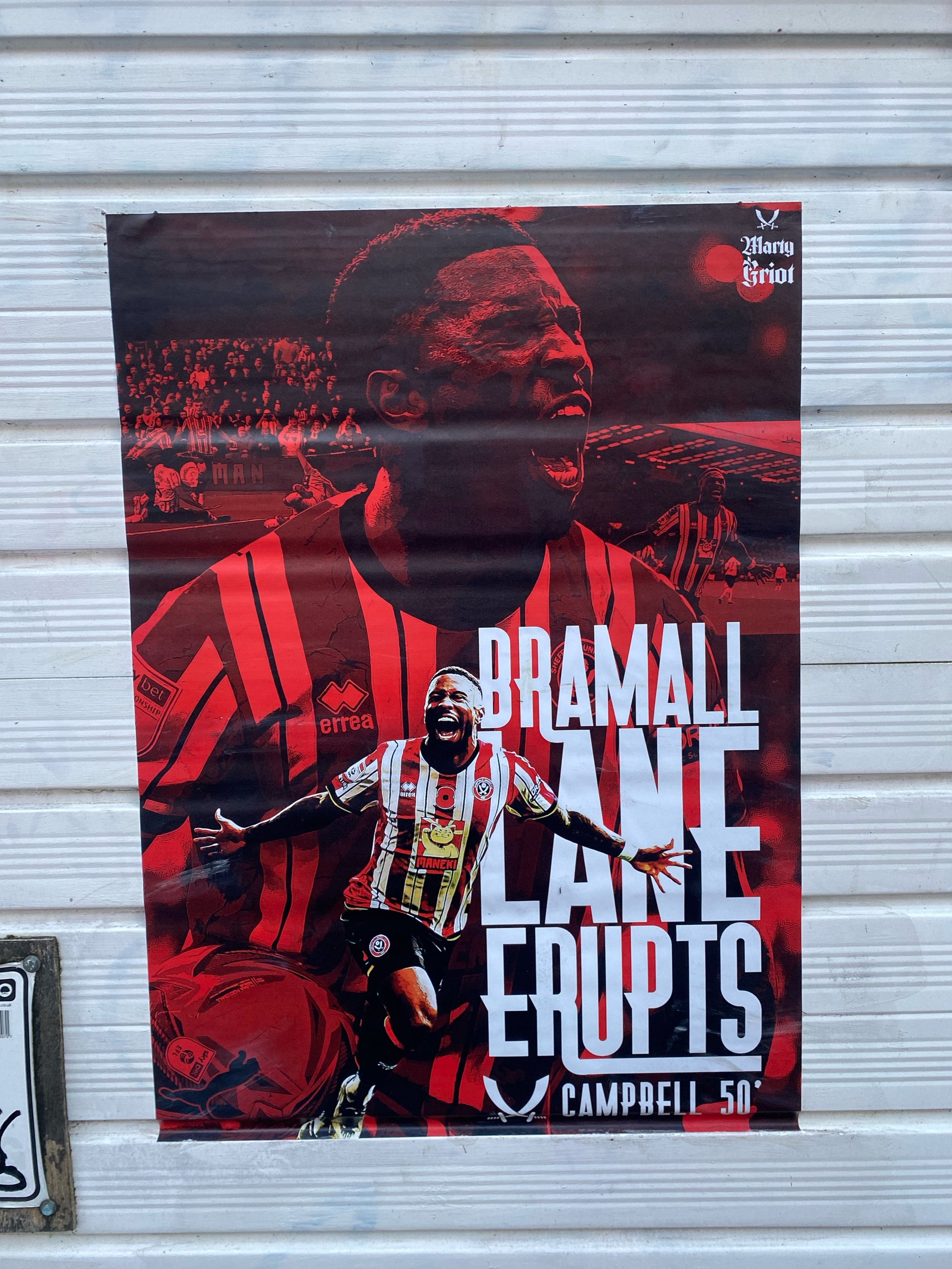 THE CITY IS RED - CAMPBELL Poster, Pennant & Metal Signs | Marty Griot