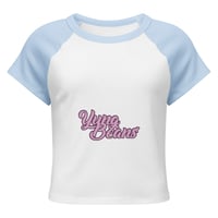 Image 3 of Yung Beans Women’s micro rib raglan baby tee