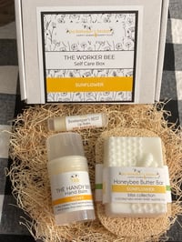 Image 2 of The Worker Bee Sunflower Honeybee Butter Bar Self Care Box