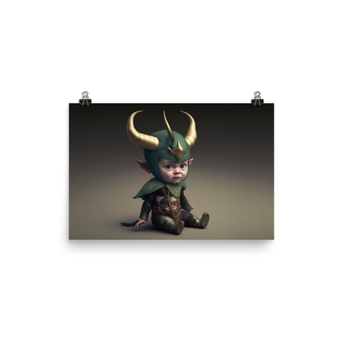 Image of Marvel Babies - Loki | Photo paper poster