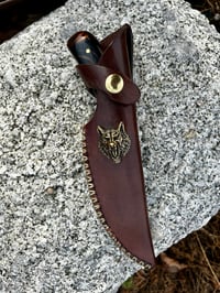 Image 1 of 8” Damascus knife 