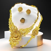 Image 3 of Floral Radiance Jewelry Set