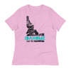 IDAHOME - Topo Design - Black print Women's Relaxed T-Shirt