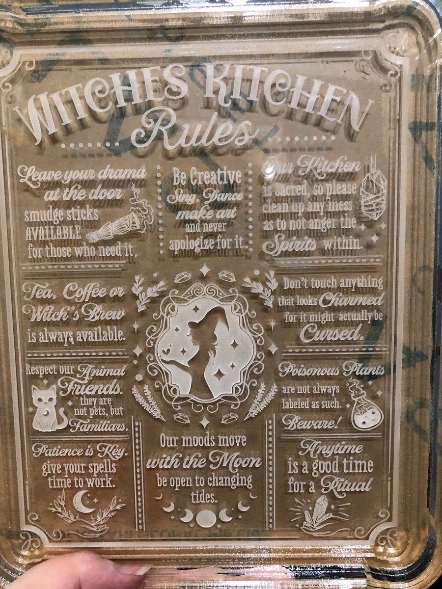 Image of Kitchen Witch Rules Silicone Mold