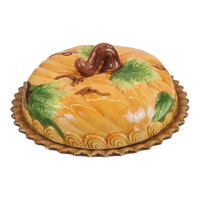 Image 1 of CAICO Pumpkin Lidded Pie Plate
