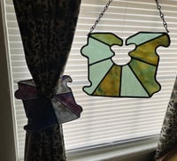 Image 5 of Stained glass big bread clip suncatcher