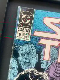 Image 3 of Star Trek, framed complete vintage DC comic, No 6 March 1990
