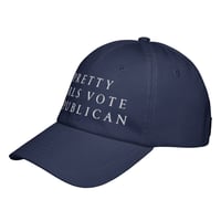 Image 15 of Pretty Girls Vote Republican FJB Under Armour® dad hat from PatriotsCo.com