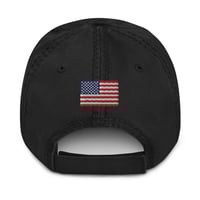 Image 10 of Patriot Cursive - Distressed Dad Hat from PatriotsCo.com
