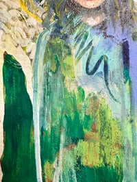 Image 5 of Original Painting. Mixed Media on Wood “New Chapter Angel” by Sheila Cameron