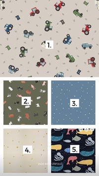 Image 2 of  Boys Fabric Name Hoop