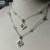 Image of princess jaded clover necklace 