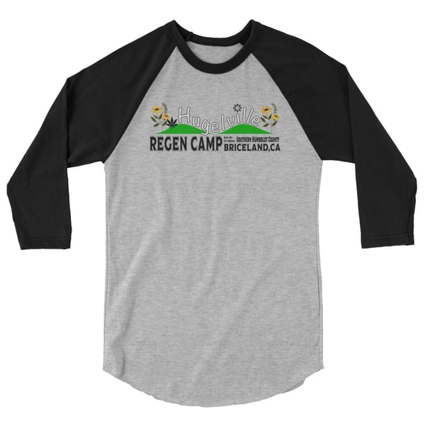 Image of 3/4 sleeve raglan shirt Regen Camp 2022