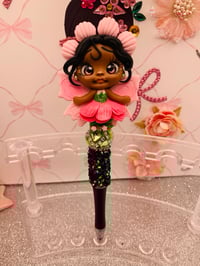 Image 2 of Pink Flower Clay Doll Pen