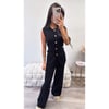 Black Gold Button Co Ord 