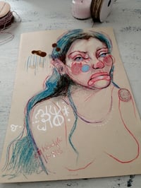 Image 4 of Grotesque, original charcoal Drawing, and Coffee 