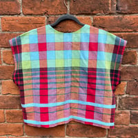 Image 7 of Refashioned Dutch WeaveTablecloth Shirt