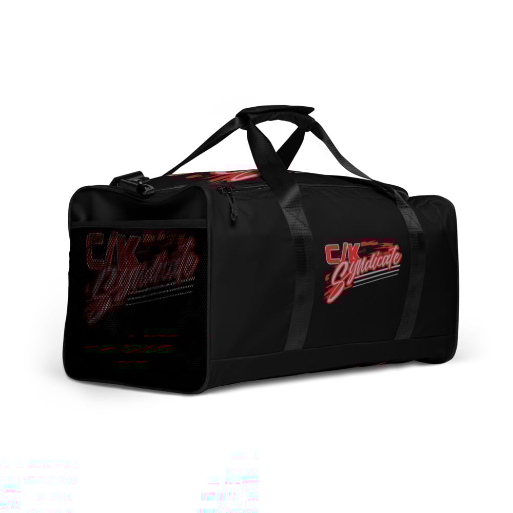 Car Show Duffle "Black, Red & Silver" Theme
