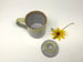 Image of White/Yellow lidded Jug