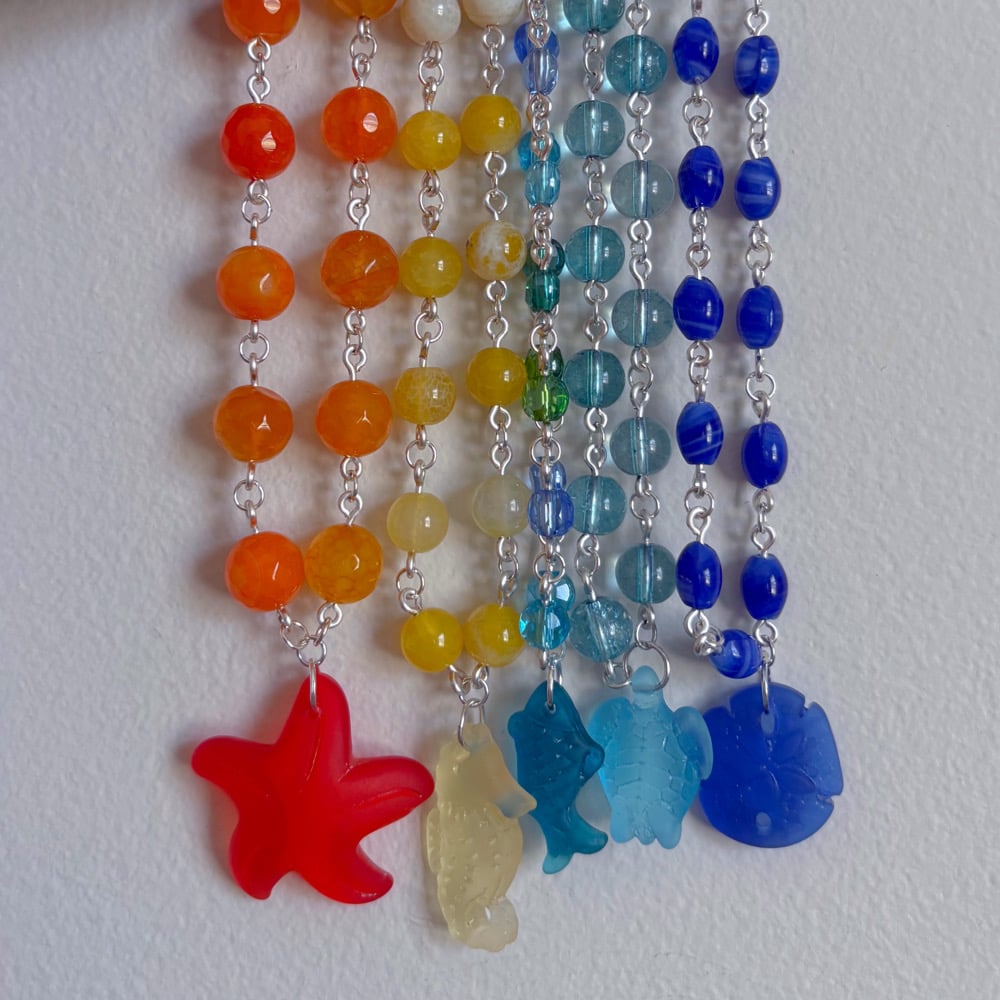 Image of sea glass necklace