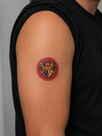 Bridlington Town Temporary Tattoo
