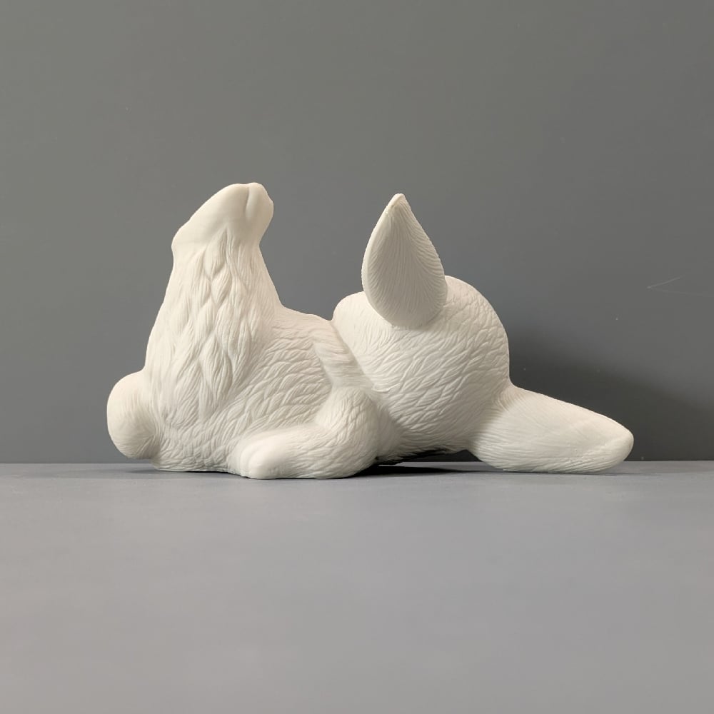 Image of Ceramic Bisque Bunny Rabbit Ready to Paint
