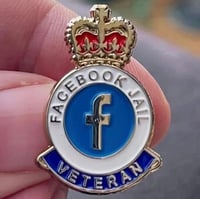 Facebook Jail Veteran - Enamel Pin