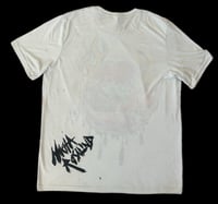 Image 2 of “BURN IT DOWN” HAND PAINTED T-SHIRT XL